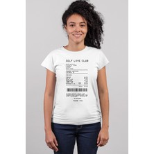 Rock&Roll Perakende Sevgi Fişi Beyaz Kısa Kollu Kadın T-Shirt