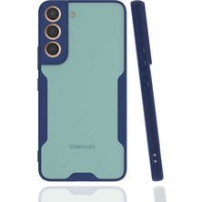 Kılıfmania Samsung Galaxy S22 Plus Kılıf Kamera Korumalı Colorful Kapak - Lacivert