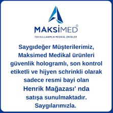 Maksimed Full Ultrasonik 3 Katlı Burun Telli, Cerrahi Kulak Acıtmayan Yumuşak Lastikli 50'li Siyah Maske