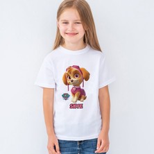 Morinna Paw Patrol Skye Baskılı  Çocuk Tişört T-Shirt Mr-06