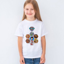 Morinna Paw Patrol Baskılı  Çocuk Tişört T-Shirt Mr-03