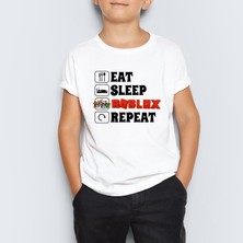 Morinna Roblox Baskılı  Çocuk Tişört T-Shirt Mr-03