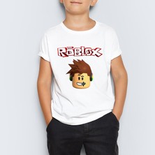 Morinna Roblox Baskılı  Çocuk Tişört T-Shirt Mr-06