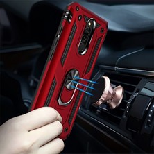 Eiroo Magnet Ring Xiaomi Redmi 8 Ultra Koruma Rose Gold Kılıf