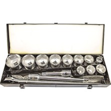 NT  Nt Tools 16 Parça 1" Altı Köşe Cr-V Lokma Seti