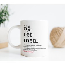 Hediye Sepeti Hediyesepeti Öğretmen Kelime Anlamlı Isme Özel Kupa