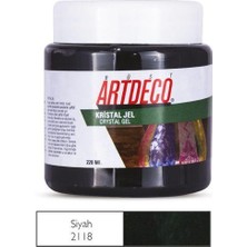 Tahtakalehobi Artdeco Kristal Jel 21-18 Siyah