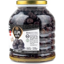 İlim Zeytincilik Gemlik Kuru Sele Siyah Zeytin 2XS 2 kg