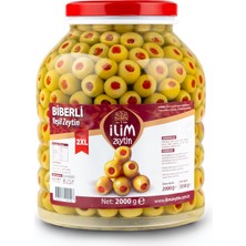 İlim Zeytincilik Biberli Yeşil Zeytin 2 kg