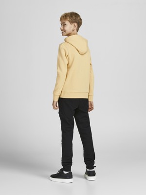 Jack & Jones Kapüsonlu Baskili Sweatshirt-12208755