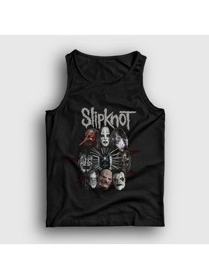 Presmono Unisex Siyah Band V2 Slipknot Atlet