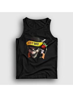 Presmono Unisex Siyah Hat V2 Guns N' Roses Atlet