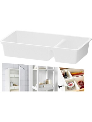 IKEA Bıllıngen Bölmeli Çekmece İçi Düzenleyici Polipropilen Beyaz 