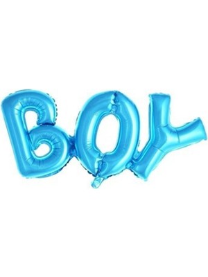 Bal10 Dünyası Cinsiyet Belirleme Boy Mavi Renk Folyo Balon