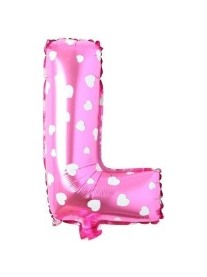 Eğlence Marketi 16 Inç Pembe Harf Balon L