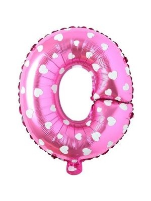 Eğlence Marketi 16 Inç Pembe Harf Balon O
