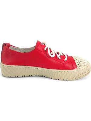 Guja 3507 22YA Sneaker Günlük Kadın Spor Ayakkabı-Kırmızı