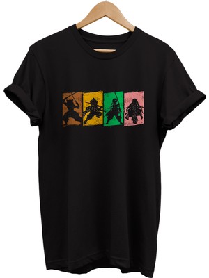 Remonz Demon Slayer %100 Pamuk Oversize T-Shirt Büyük Beden Tişört