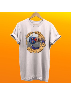 Remonz Sevimli Maymun Baskılı %100 Pamuk Oversize T-Shirt