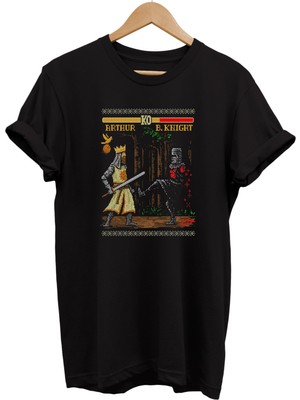 Remonz Monty Python Baskılı %100 Pamuk Oversize T-Shirt