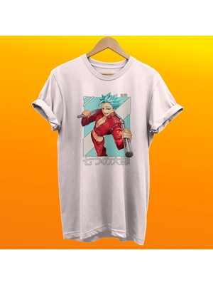Remonz Seven Deadly Sins Baskılı %100 Pamuk Oversize T-Shirt