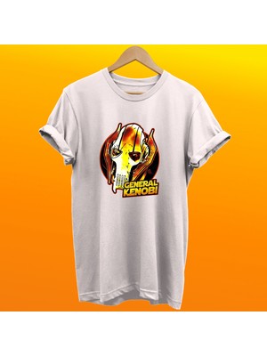 Remonz Star Wars Baskılı %100 Pamuk Oversize T-Shirt Büyük Beden Tişört