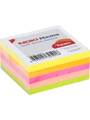 Noki Memo Neon Küp Yapışkanlı Not Kağıdı 250 Yaprak 50 x 50 mm