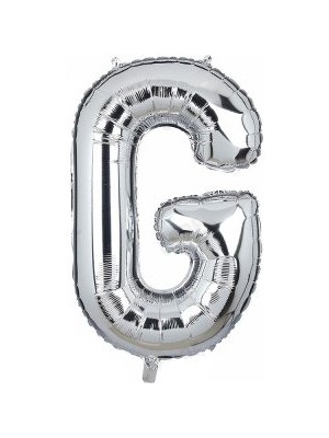 Eğlence Marketi 40'' 100 cm Gümüş Folyo Harf Balon G