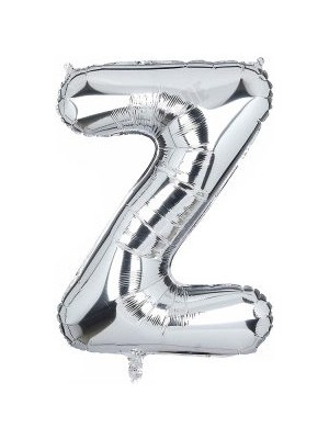 Eğlence Marketi 40'' 100 cm Gümüş Folyo Harf Balon Z