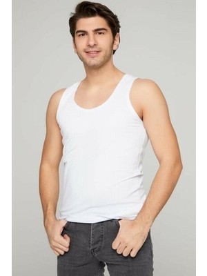 Tutku Erkek 3 Lü Paket 101 Pamuklu Penye Atlet - Beyaz - Xxl