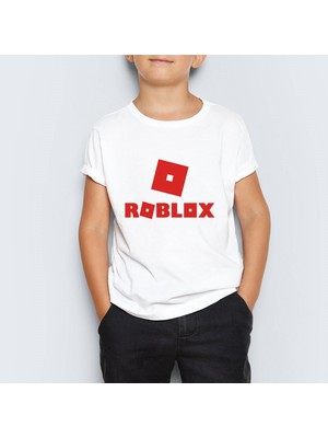 Morinna Roblox Baskılı  Çocuk Tişört T-Shirt Mr-10