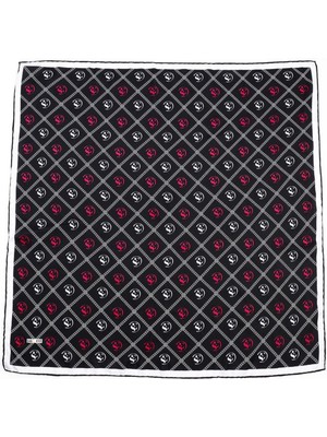 Şal Evi Kadın Fular Bandana  lik Renkli Twill Eşarp Şal Renkli Logo