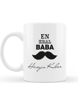 Hediyesepeti Hediye Sepeti En Kral Babaya Hediye Kişiye Özel Porselen Kupa Bardak