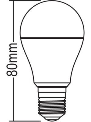 Forlife 5W E27 Döküm LED Ampul Beyaz