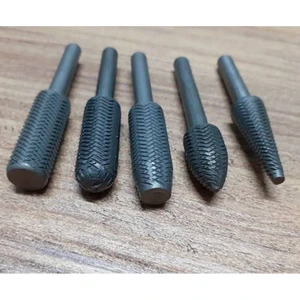 Matkap Için Ahşap Metal Aşındırıçı Matkap Uç Seti 6mm 5 Adet Ince Dişli Silindir Eğe Set