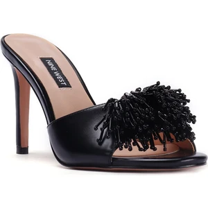 Nine West Pusta 2fx Siyah Kadın Topuklu Terlik