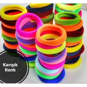 Saç Tokası 48 Adet, Kumaş Lastik Toka