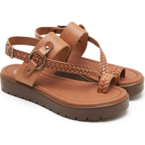 Reiner Taba Kadın Deri Sandalet