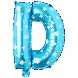 Eğlence Marketi 16 Inç Mavi Harf Balon D