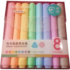 Mahi Max Perfect 8 Pastel Renk Fosforlu Işaretleme Kalemi 8 Adet Renkli ve Kullanışlı