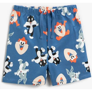 Walt Disney Çizgi Film Karakterleri Baskılı Lisanslı Şort Pamuklu