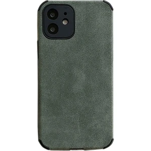 Apple iPhone 11 Köşe Korumalı Antik Deri Telefon Kılıfı