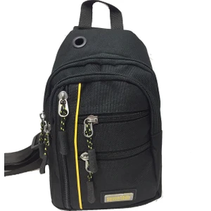 4924-22 Çizgili Erkek Body Bag Çapraz Çanta