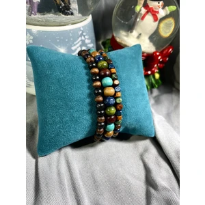 Padore Accessory Erkek   3 Adet Massive Ahşap Bileklik