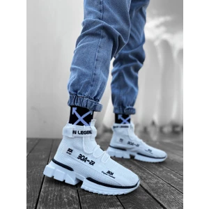 Erkek ZR-X700 Tarz Beyaz Renk Spor Ayakkabı