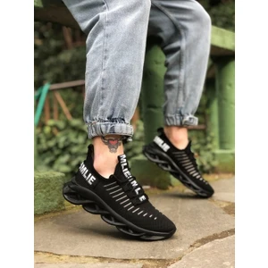602 Phantom Kalın Taban Tarz Sneakers Siyah Erkek Spor Ayakkabısı