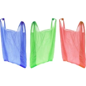 Ersin Ambalaj Renkli Atlet Poşet Tekel Çöp Poşeti Küçük Boy 26X45 cm 1 kg