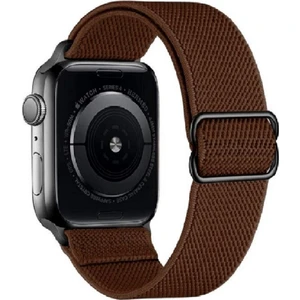 Apple Watch Uyumlu Saat Bandı ( 42-44-45 Mm)Ayarlanabilir Tokalı Elastik Rahat Şık Kordon