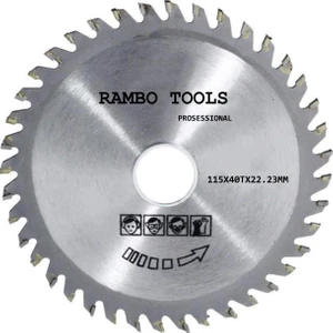 Taşlama Spiral Ahşap Kesme Sunta Testeresi 115 mm 40 Diş