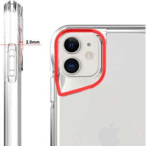 iPhone 11 Door Serisi Maksimum Darbe Dirençli Airbag Köşeli Shock Proof Silikon Kılıf